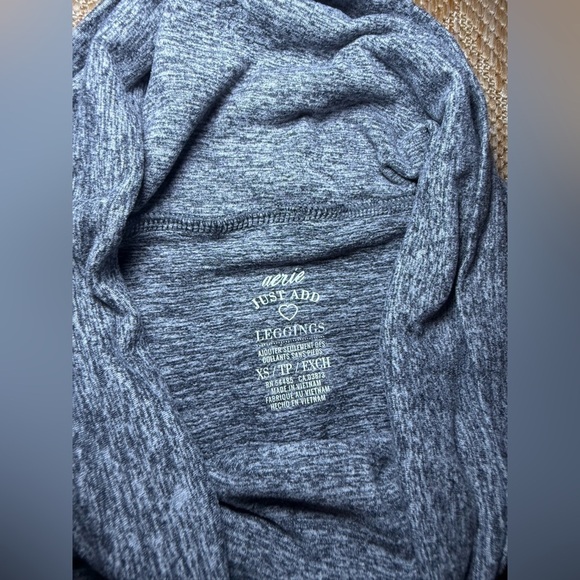 Aerie Just Add Leggings Cowl Neck Pullover Long Sleeve Gray Sweater,Size XS - Picture 10 of 11